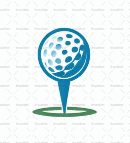 Golftee und Ball